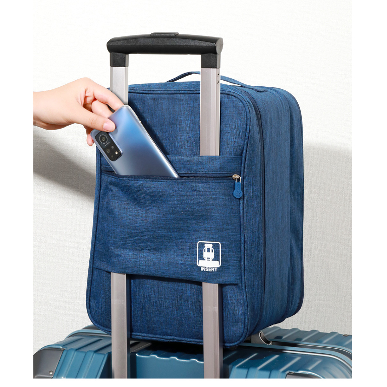 Túi đựng giày 3 ngăn gắn gắn va li du lịch
