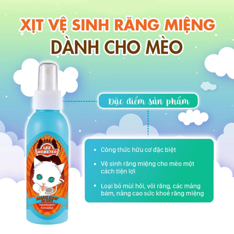 Dung Dịch Vệ Sinh Mèo Lee & Webster 130ml