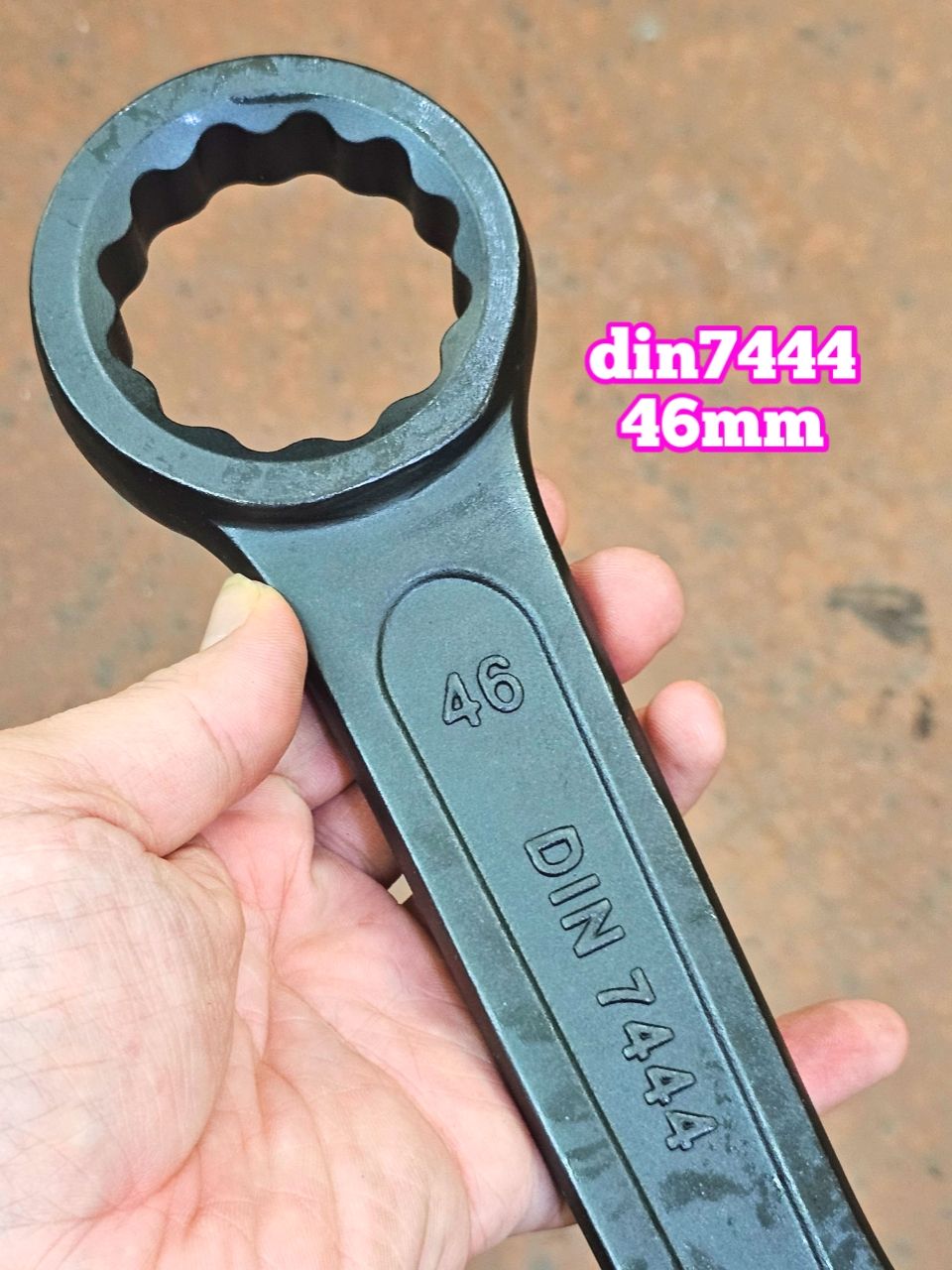 Cờ Lê Vòng Đóng 46mm Clip On (Vòng Đóng 46mm Cờ Lê Đóng 1 Đầu Vòng 46mm)