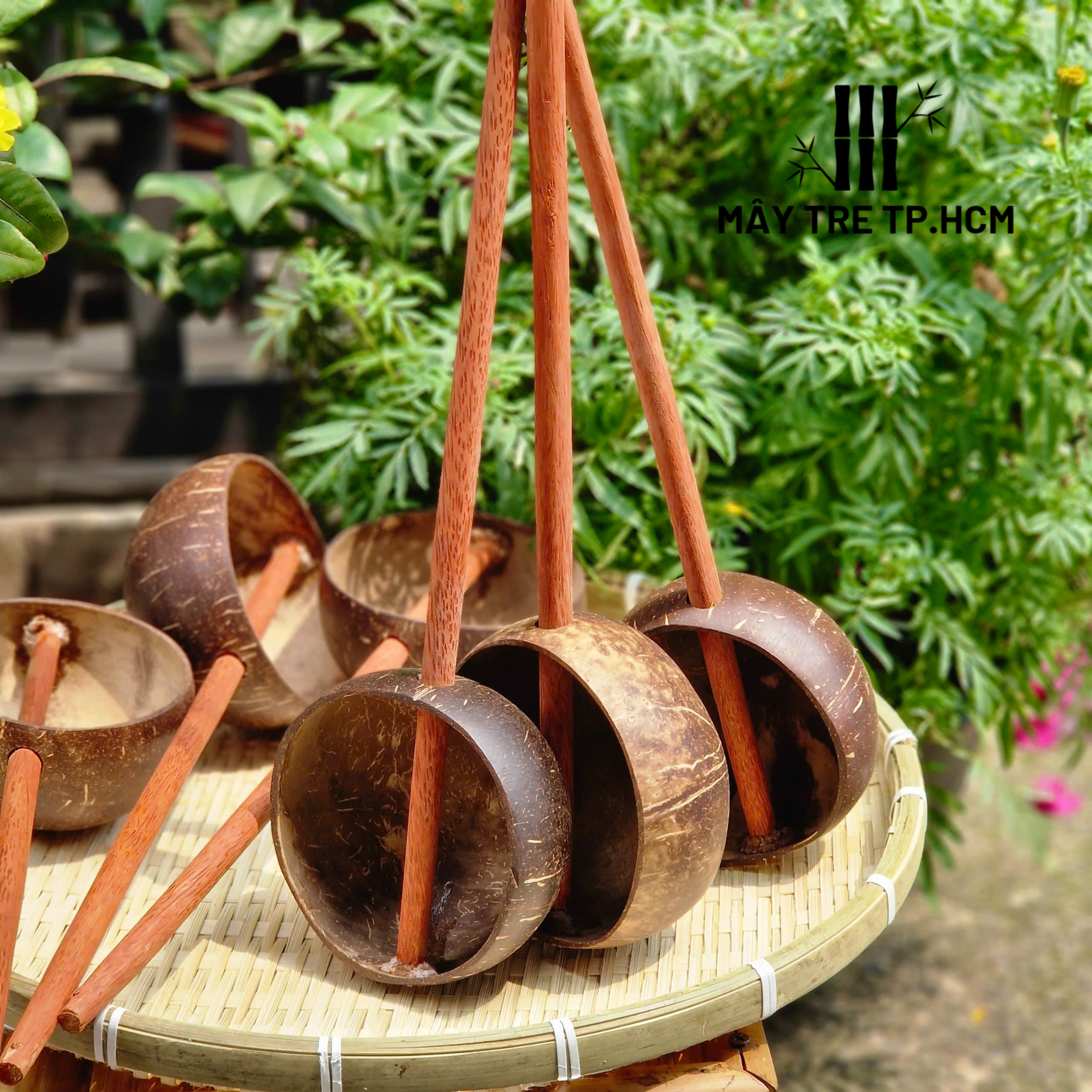 Gáo múc nước, gáo dừa trang trí, gáo dừa