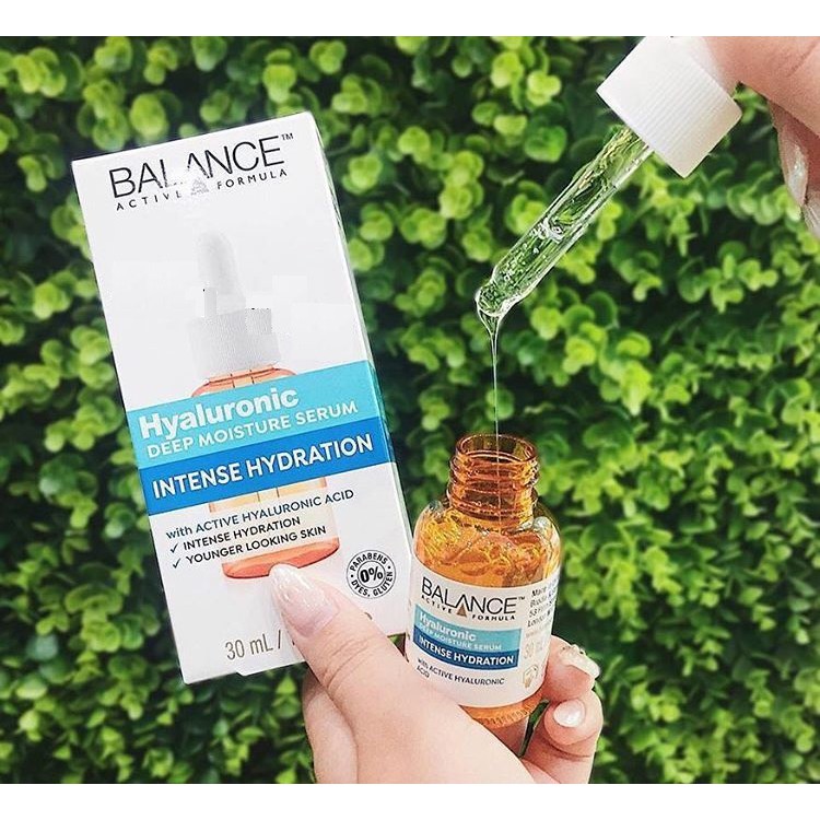 Tinh Chất Dưỡng Da BALANCE Active Formula Hyaluronic Deep Moisture Cấp Ẩm, Mềm Mịn Da 30ml