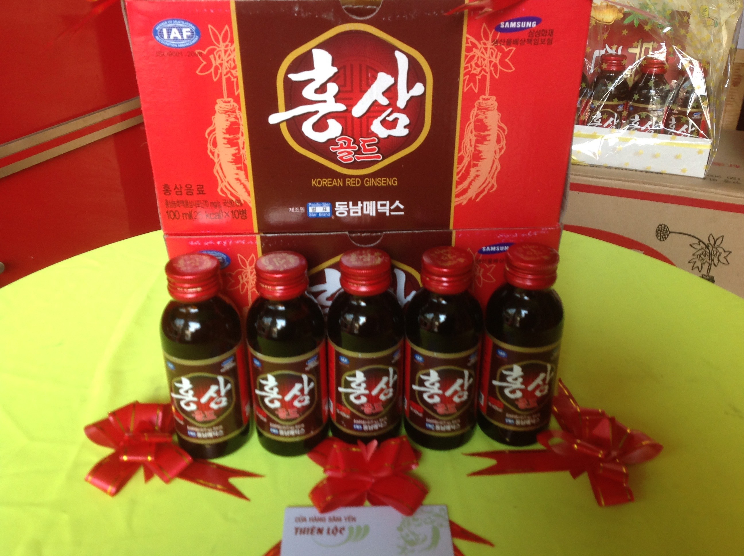 Nước hồng sâm Hàn Quốc, Hộp 30 chai 100ml