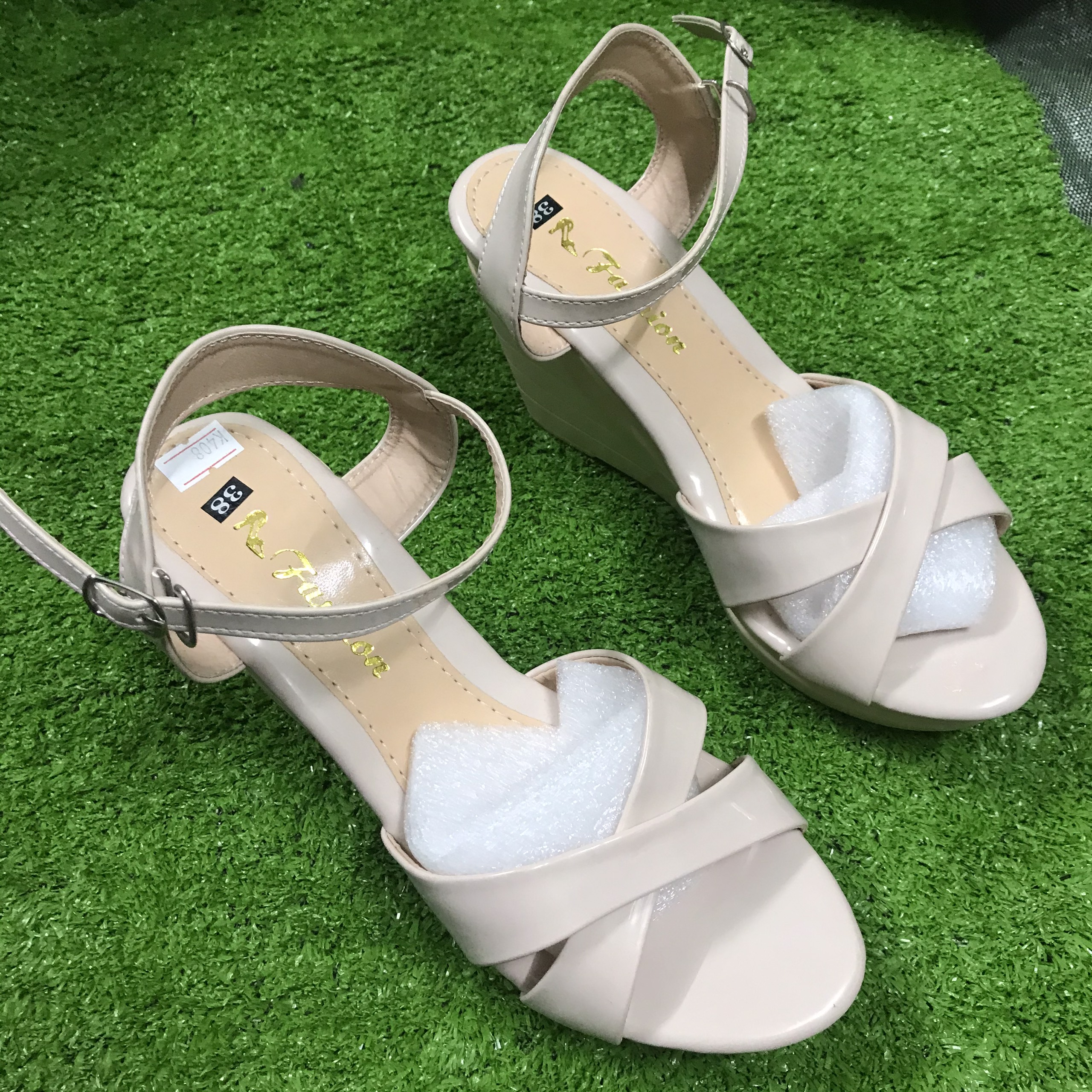 [HCM]Giày xuồng quai chéo 9p MS38