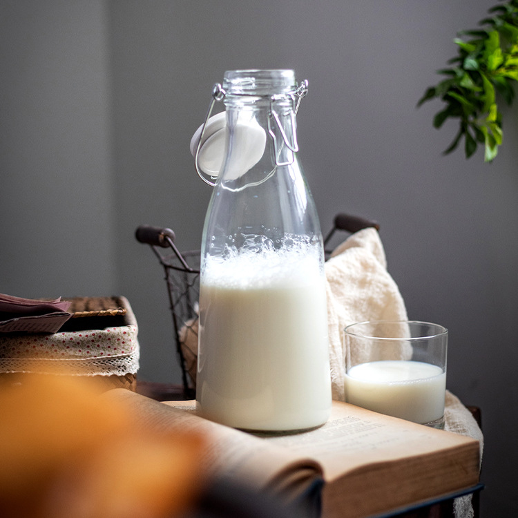 CHAI THUỶ TINH 500ml 1000ml NẮP SỨ GỌNG SẮT