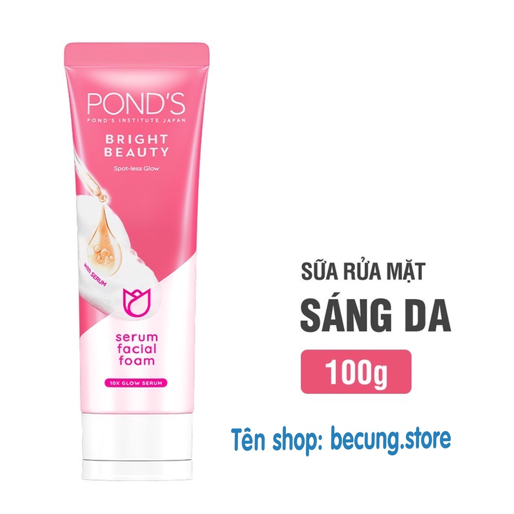Sữa rửa mặt sáng da Pond’s 100g (date mới).