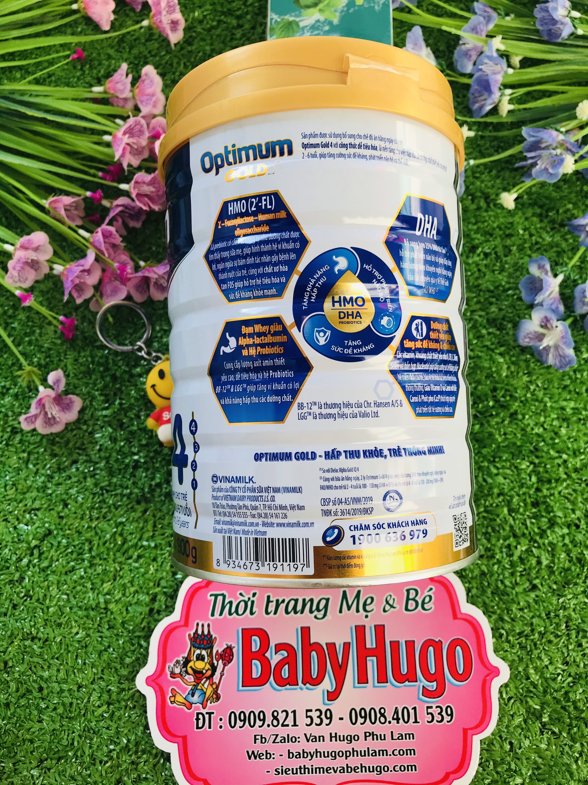 [ DATE MỚI] Sữa Optimum Gold 4 HMO 900g (trẻ từ 2 – 6 tuổi)