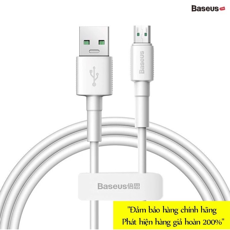DÂY CÁP SẠC NHANH SIÊU BỀN BASEUS MINI WHITE DÙNG CHO SMARTPHONE TABLET LIGHTNING IPHONE/IPAD