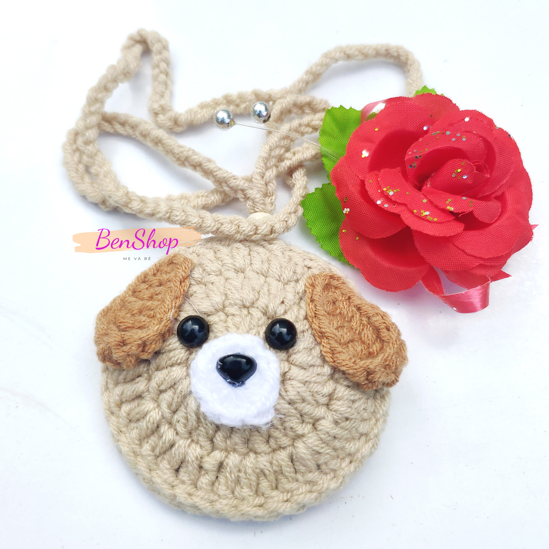 Túi đựng tỏi Handmade len mềm cho bé sơ sinh