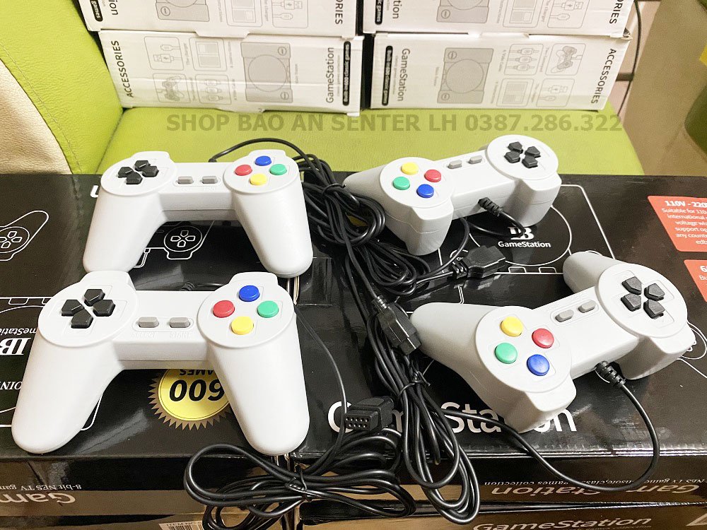 Bộ Tay Cầm Chơi Game 4 Nút 2 người Chơi
