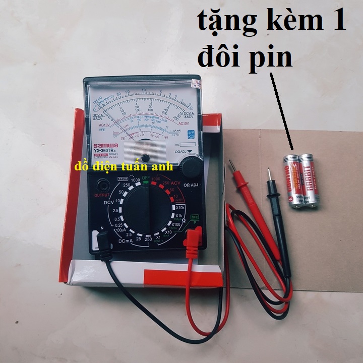 Đồng Hồ Đo Điện Vạn Năng YX-360TR Dạng Kim (tặng kèm pin)