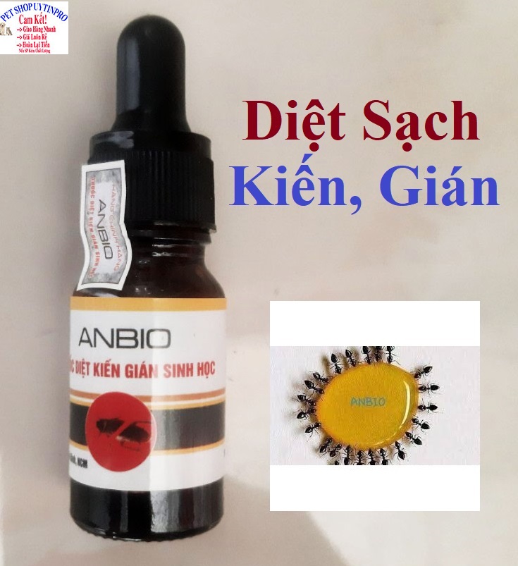 Anbio 10ml bottle biological cockroach killer made in Vietnam. Cut off fire ant, Black Ant, German cockroach, cockroach