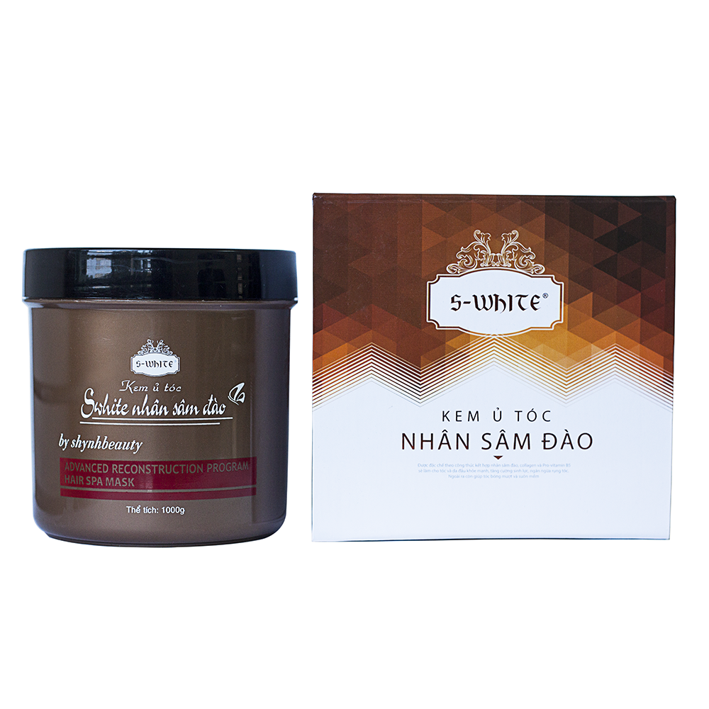 [Ủ Tóc] Kem Ủ Tóc Nhân Sâm Đào S-WHITE 500gram
