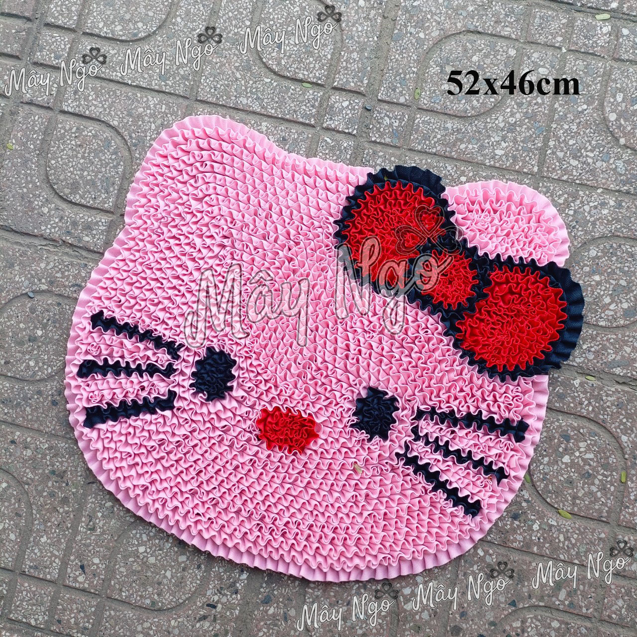 Thảm lau chân hình mèo kitty, thảm trang trí phòng