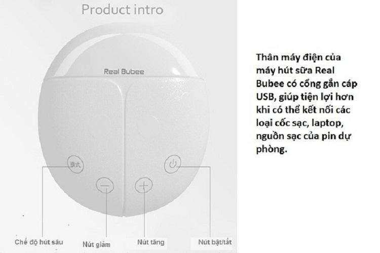 Thân Máy Hút Sữa Điện Đôi Real Bubee - Nhật Bản