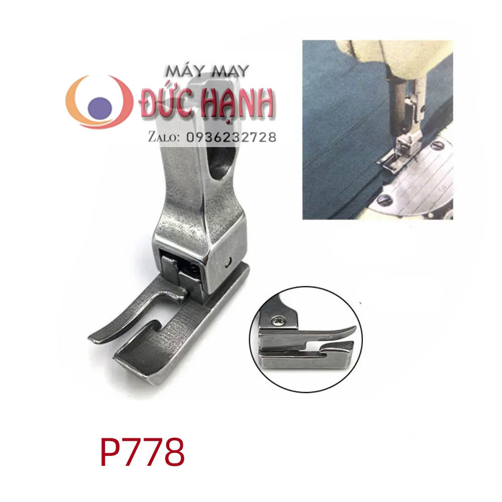 Chân vịt tra cổ áo sơ mi p778