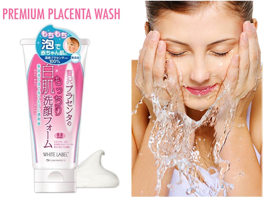 Sữa Rửa Mặt Dưỡng Da Trắng Mịn White Lable Premium Placenta Wash (110g)