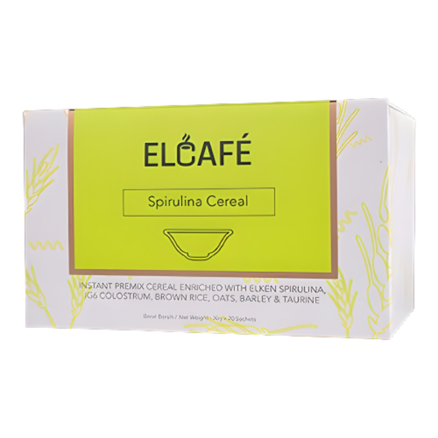 [  ] Bột ngũ cốc ElCafe Spirulina Cereal - 20 GÓI/HỘP