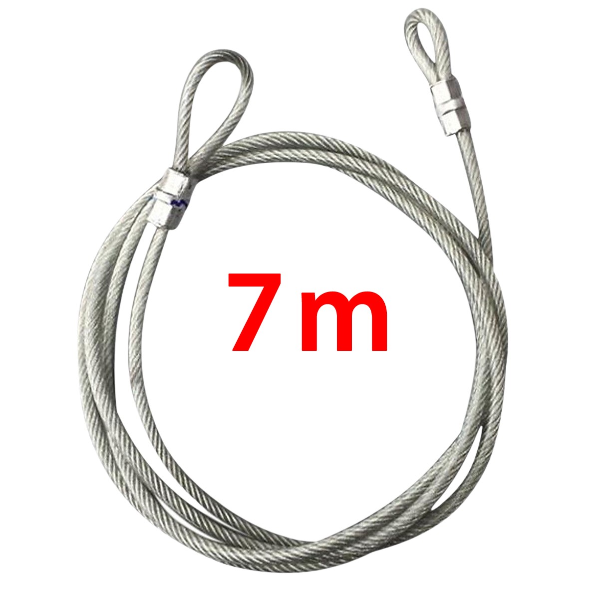 Dây cáp bọc nhựa phi 10mm khóa xe máy xe đạp, khóa cổng, khóa cửa nhà cực kì chắc chắn - Huy Tưởng