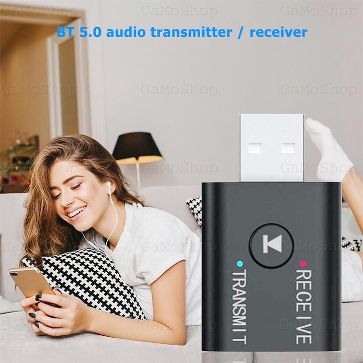 USB Bluetooth 5.0 TR6 Thu Và Phát Bluetooth Âm Thanh Stereo cực hay