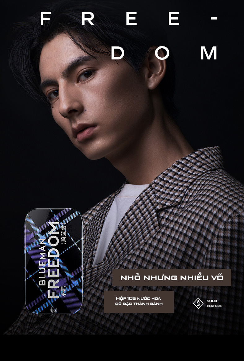(Xả Kho) SÁP KHỬ MÙI BLUEMAN SIÊU THƠM NAM TÍNH 10g