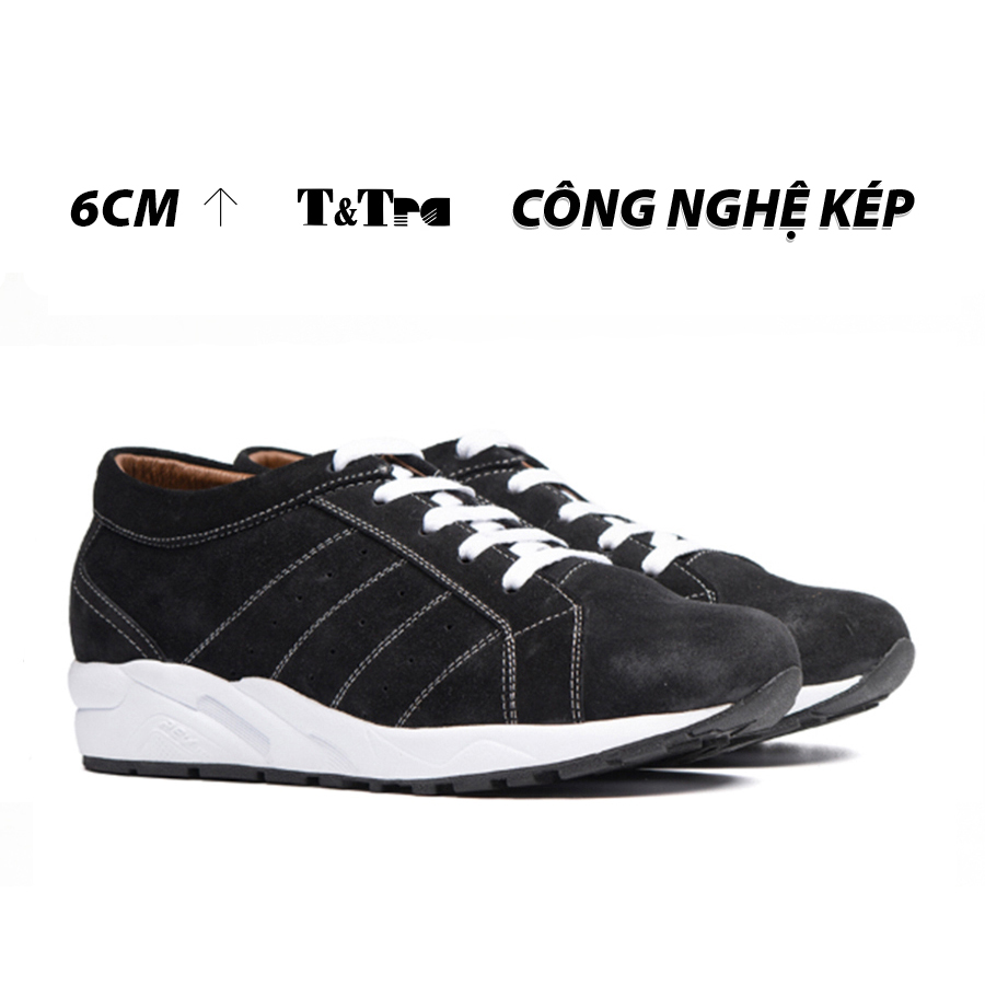 Shoes high male t&tra t19 black suede