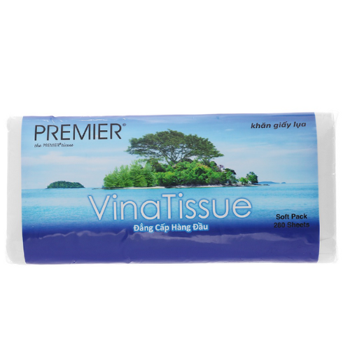 Khăn giấy lụa Permier VinaTissue 280 tờ