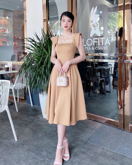 ĐẦM XOÈ CÁNH TIÊN MÀU DA