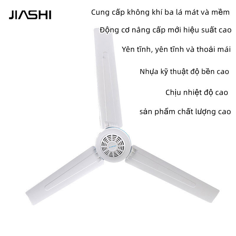 JIASHI Small ceiling fan small mini breeze dormitory student mosquito net bed mute electric fan household hanging fan high wind