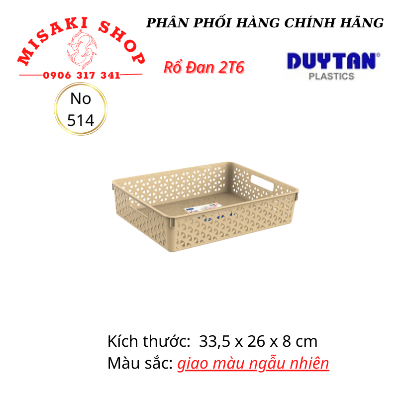 [HCM]Combo 05 Rổ Đan 2T6 DT514 Duy Tân | MISAKISHOP