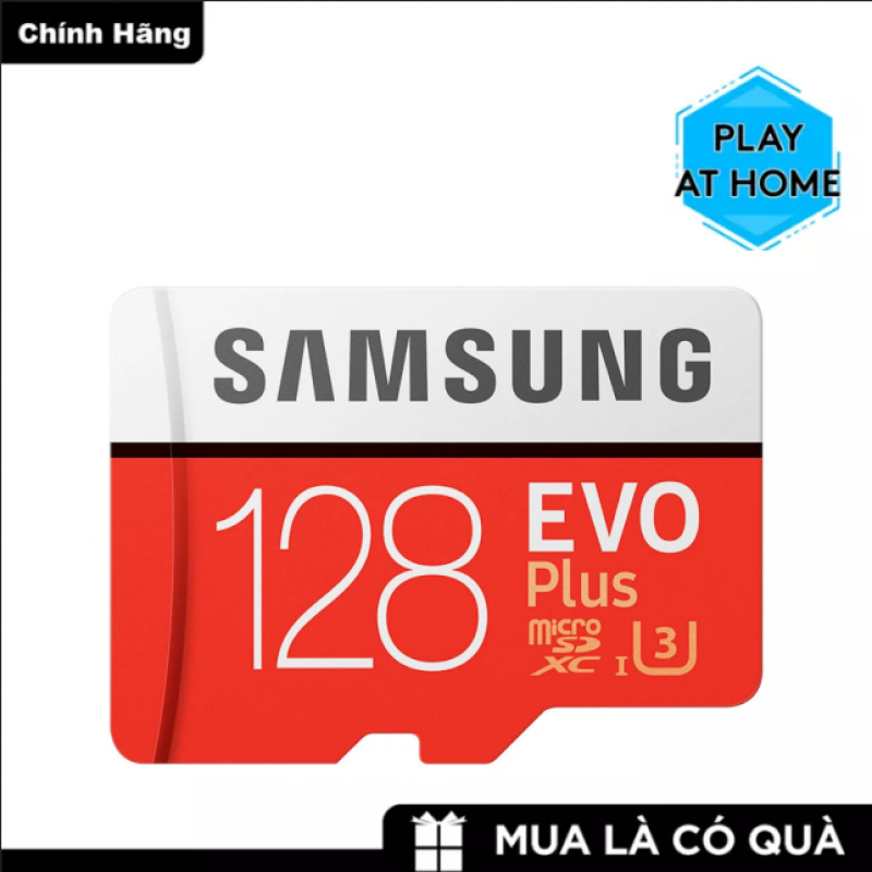 [ Giá Rẻ Bất Ngờ ] Thẻ nhớ MicroSDXC Samsung Evo Plus 128GB U3 4K R100MB/s W60MB/s - box Hoa New - Dành cho: Điện thoại, máy tính bảng