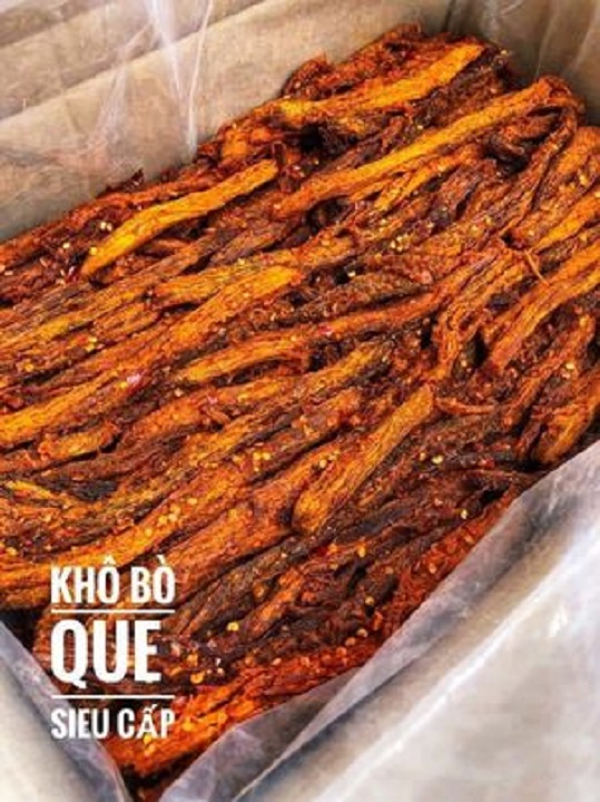 Khô Bò Que Cao Cấp - Ngon Ngất Ngây - 100G