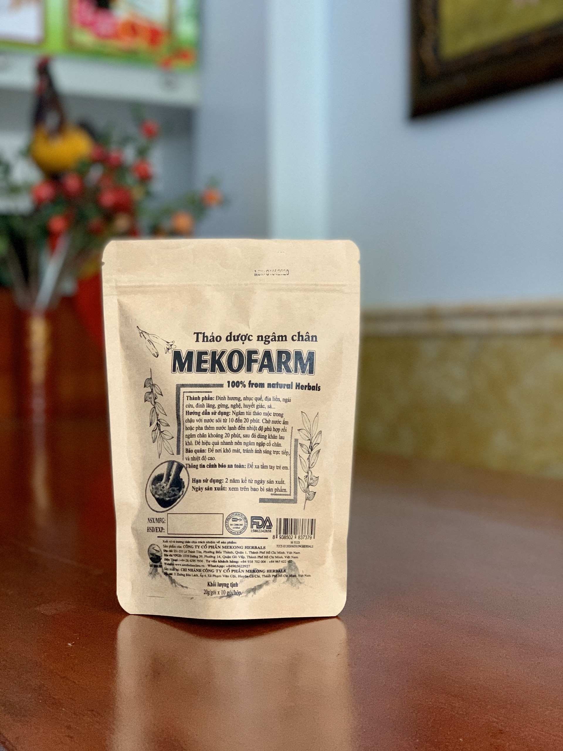 THẢO DƯỢC NGÂM CHÂN ( 1 túi 10 gói)