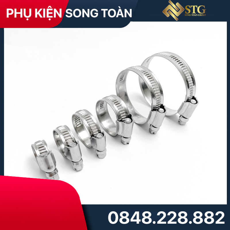 304 Stainless Steel Goat Neck, 304 Stainless Steel Screwed Pipe Clamp