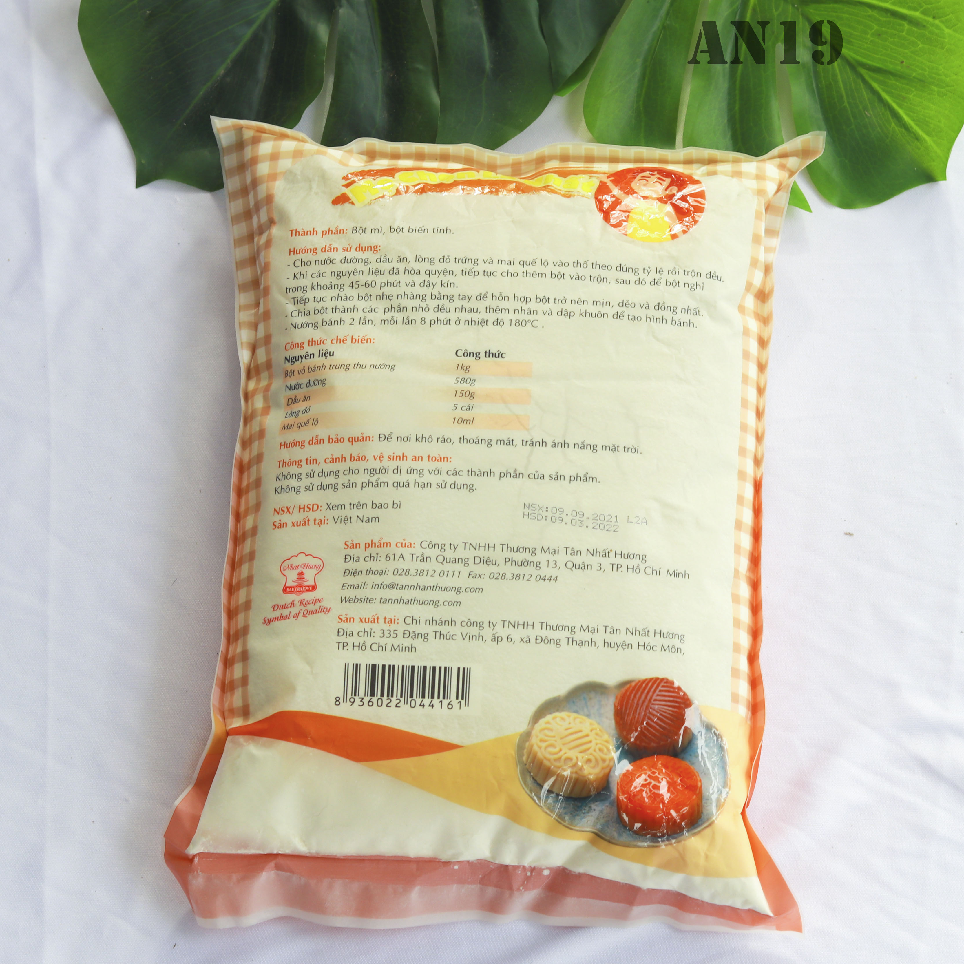 Bột Vỏ Bánh Trung Thu Nướng 1kg