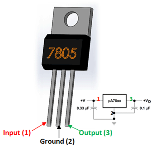 Combo 10 con IC L7805 7805