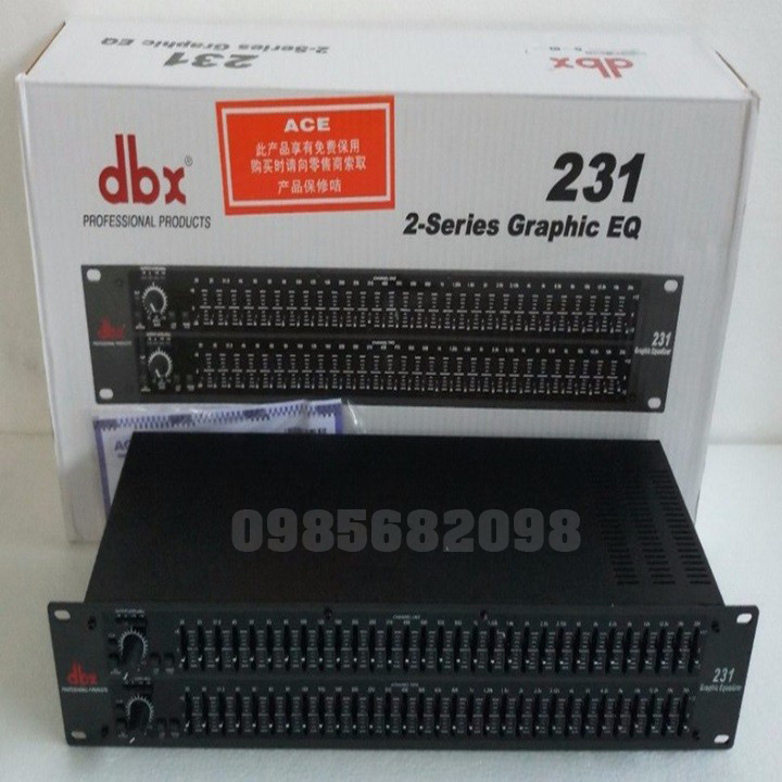 Lọc Xì DBX 231 cao cấp-tặng dây canon