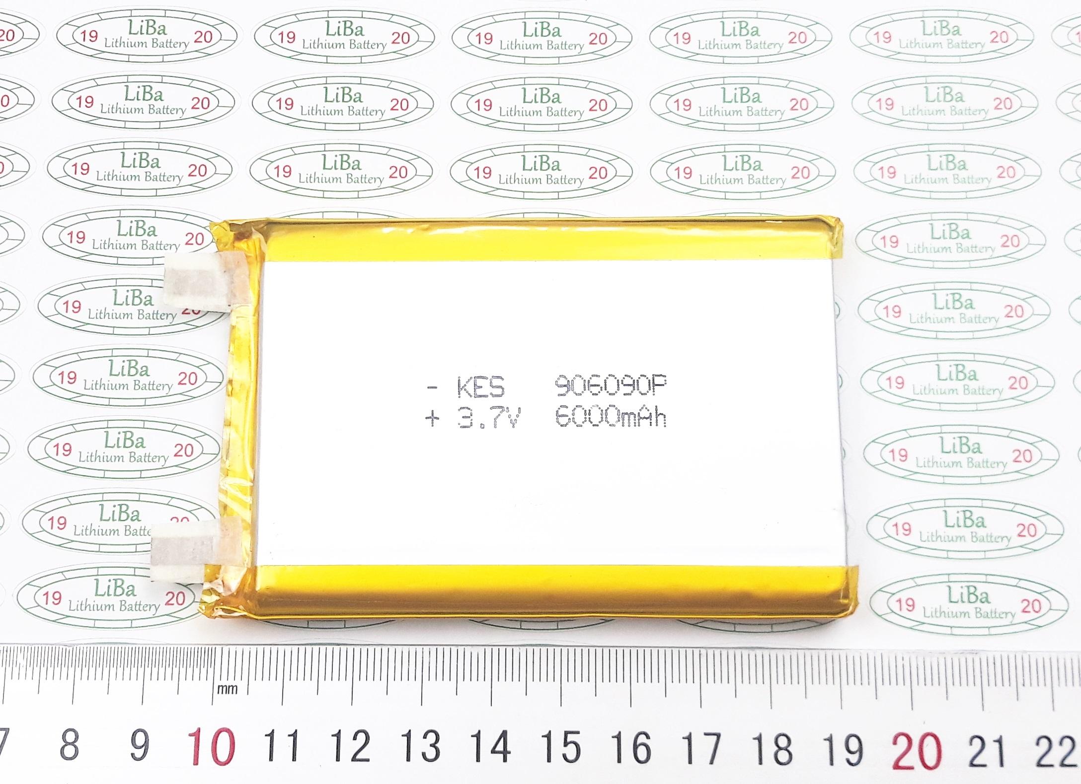 Lithium polyme 3.7v 10000mah....3000mah kích thước 60 x 90 mm - liba