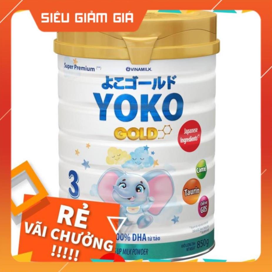 Sữa bột Vinamilk Yoko Gold 3, lon 850g