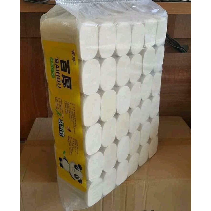 GIẤY VỆ SINH GẤU TRÚC