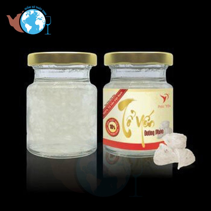 [HCM]Bộ 12 hũ thủy tinh đựng yến tinh bột 70ML