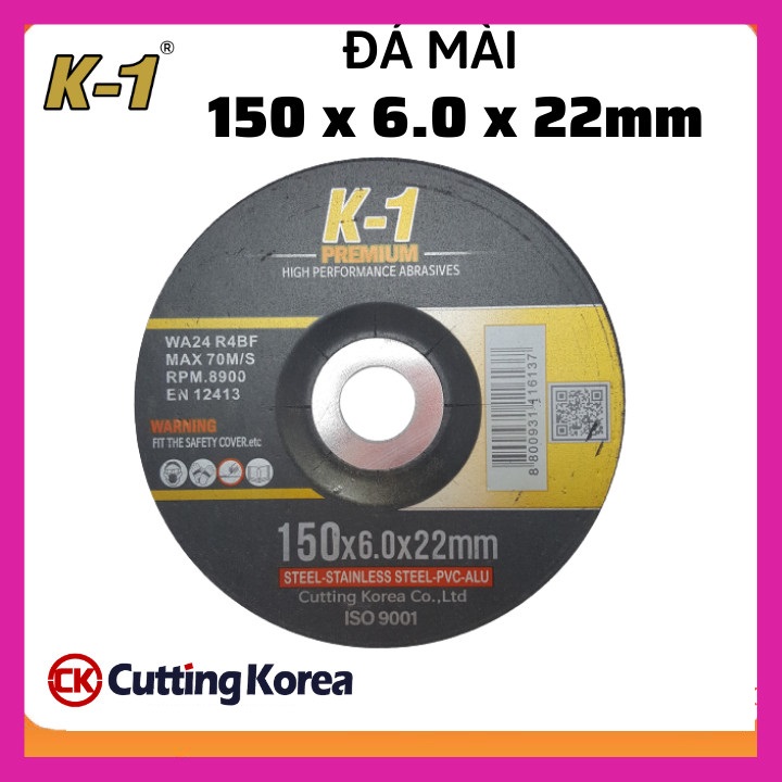 ĐÁ MÀI SẮT 150 | Đá mài K1 150 | Đá mài phi 150