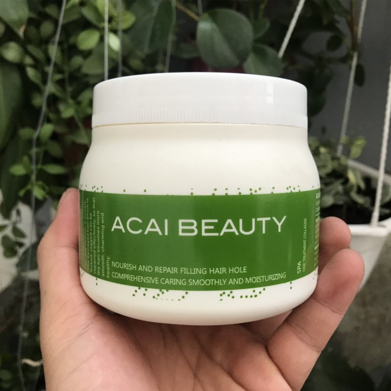 Hấp dầu siêu mềm mượt Collagen Acai Berry 500ml