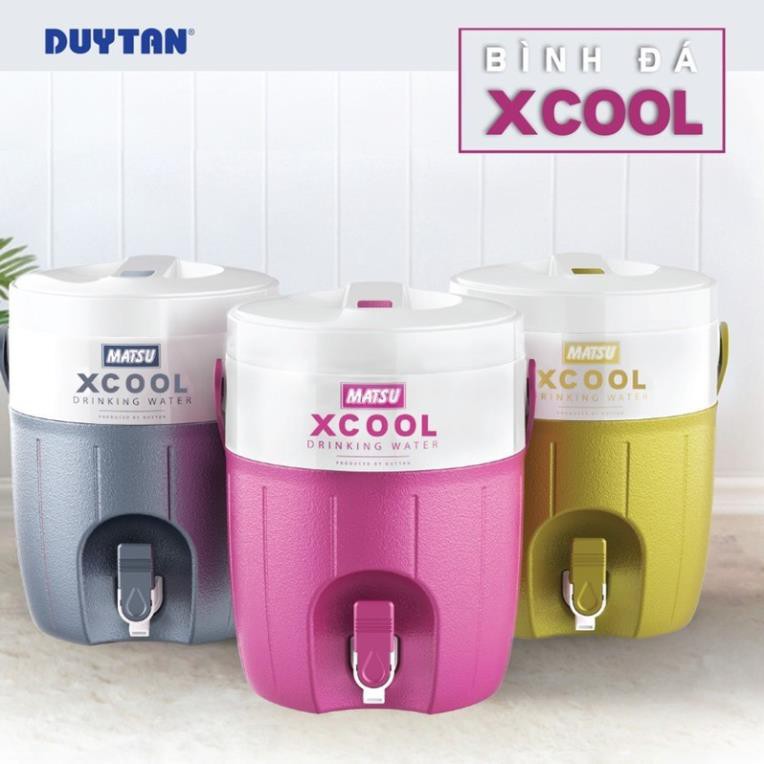 Bình đá giữ nhiệt xcool 7 lít nhựa duy tân 23.5 x 22 x 29 cm -bình đá giữ nhiệt giữ lạnh lên đến 36 giờ - chống rơi vỡ