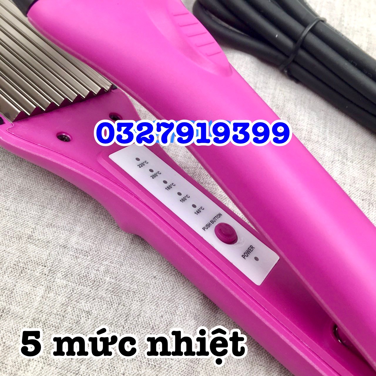 Máy bấm tóc , làm tóc thay bản cao cấp 989