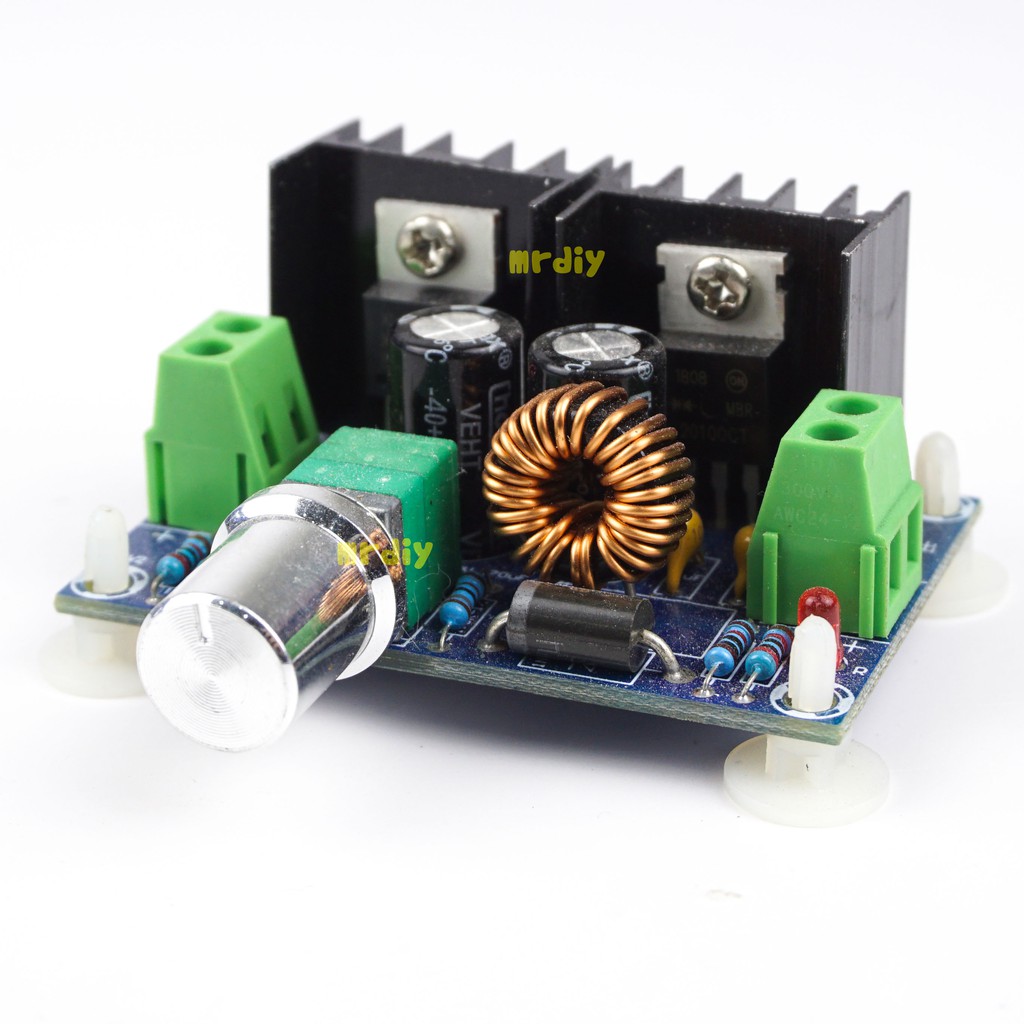 Module hạ áp DC-DC 8A 1.25 – 36V DC ,có núm vặn điều chỉnh