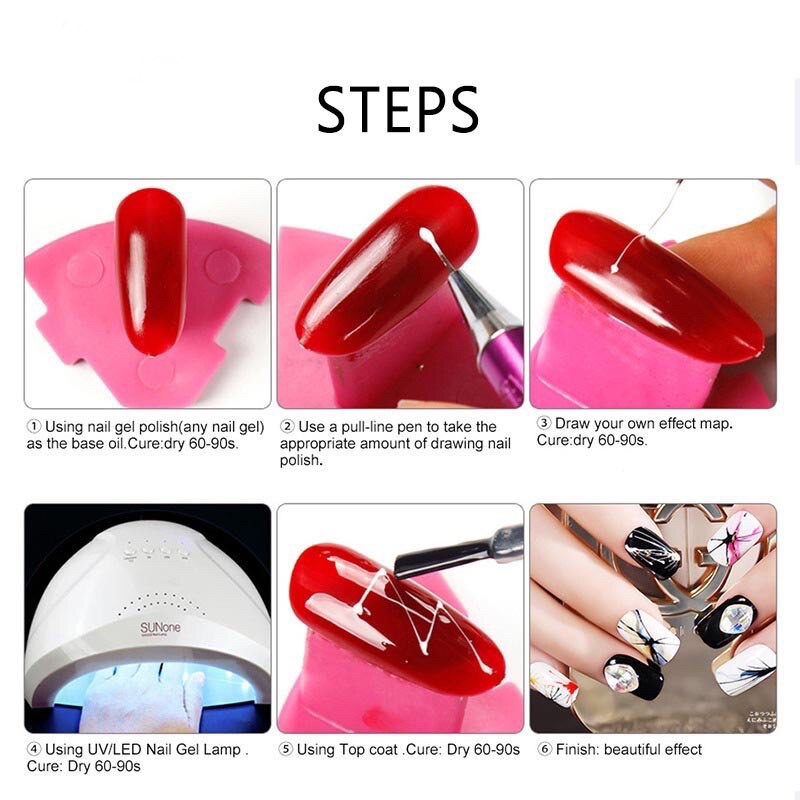 g.el vẽ nhện,g.el nhện trang trí móng nail