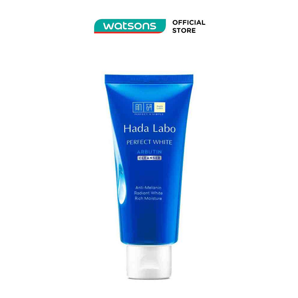 Sữa Rửa Mặt Hada Labo Perfect White Dưỡng Trắng Da Hoàn Hảo 80g