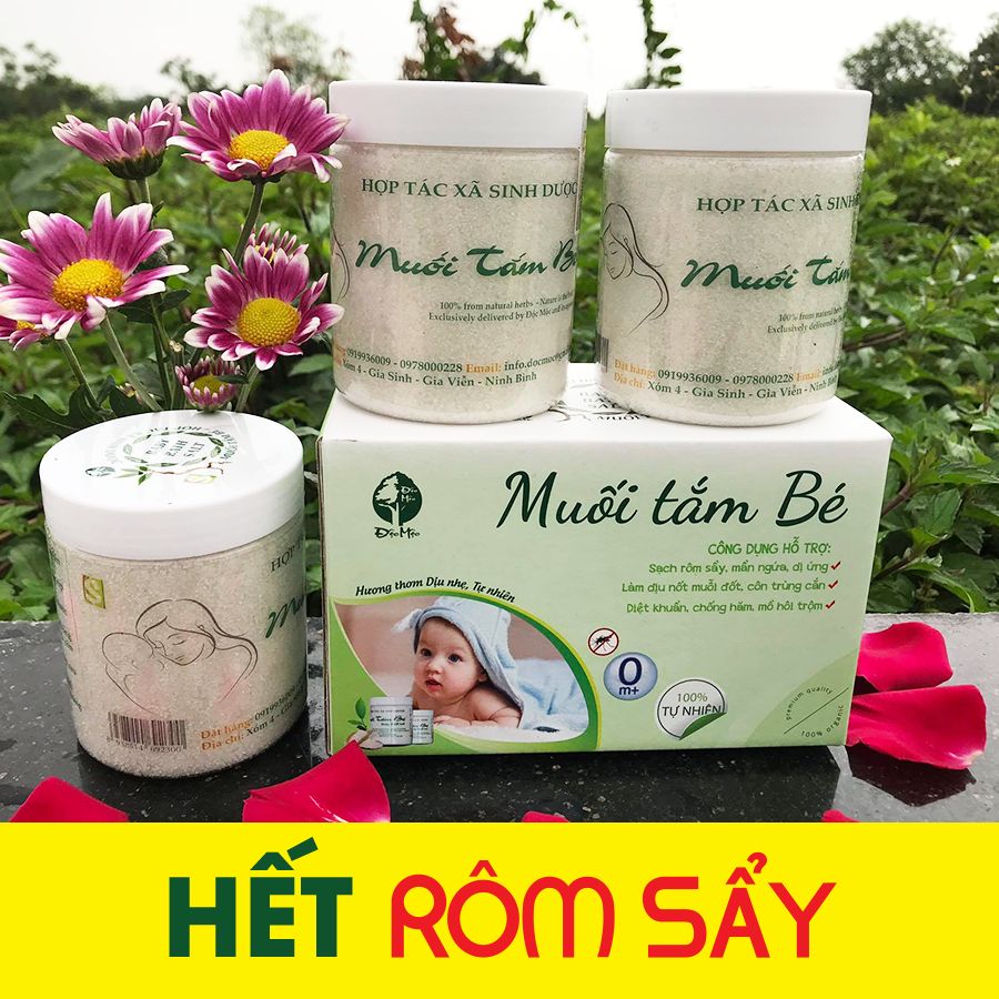 Muối Tắm Bé Sinh Dược 400gr