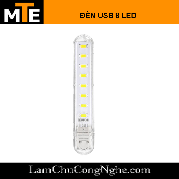 Đèn Led Cổng USB - 8 Bóng Siêu Sáng
