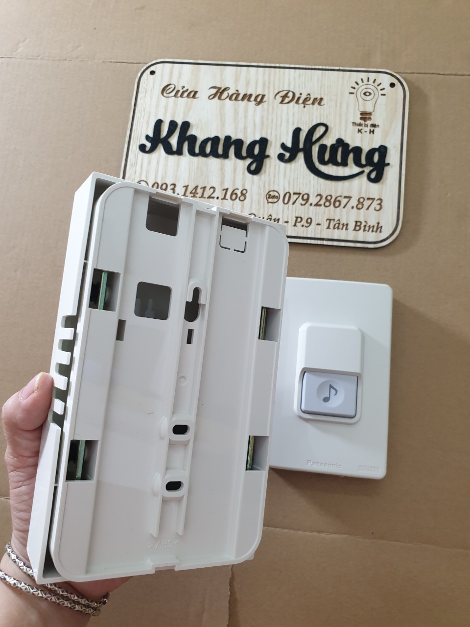 [PANASONIC] Bộ Chuông Cửa ( Chuông Điện có dây) gồm chuông và nút bấm